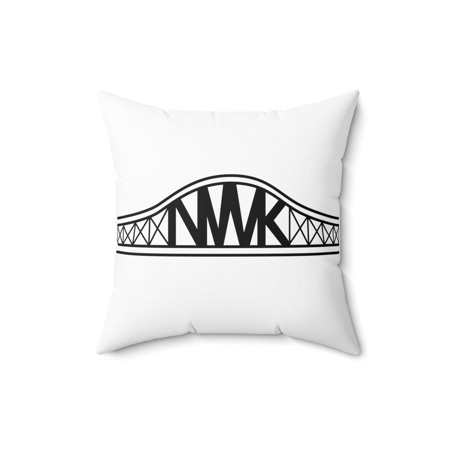 NWK Bridge - White Pillow