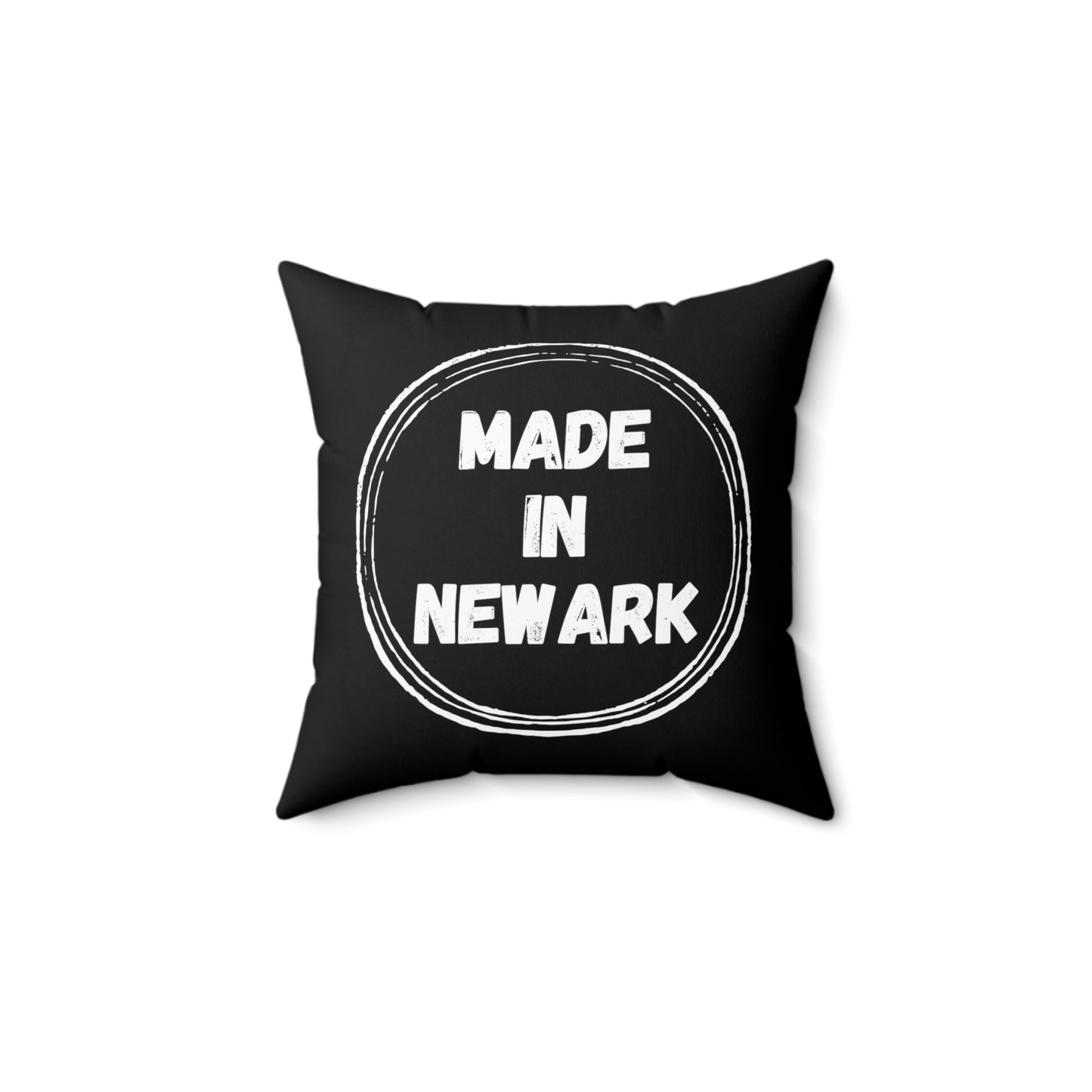 Made in Newark - Black Pillow