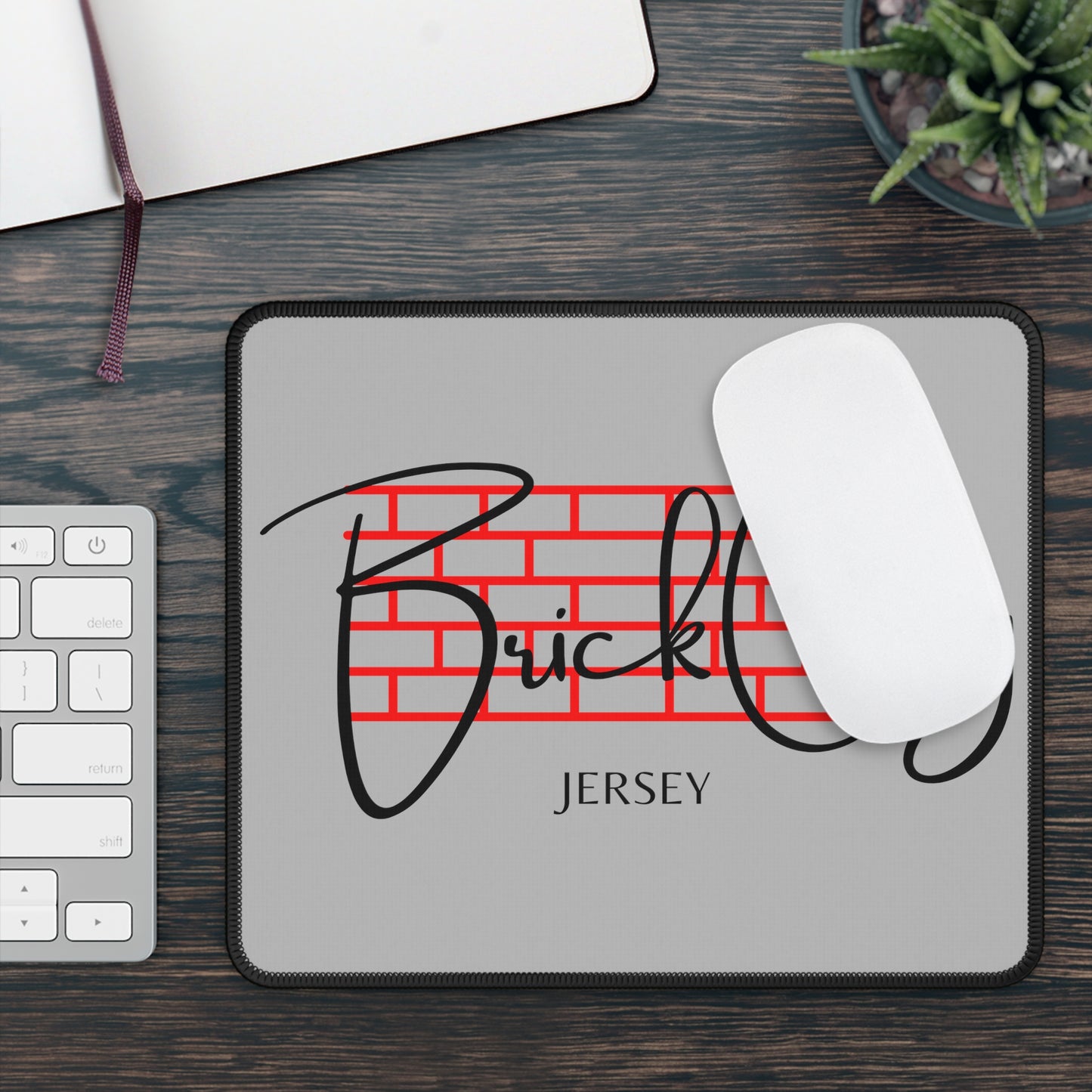 Brick City - Grey Mouse Pad