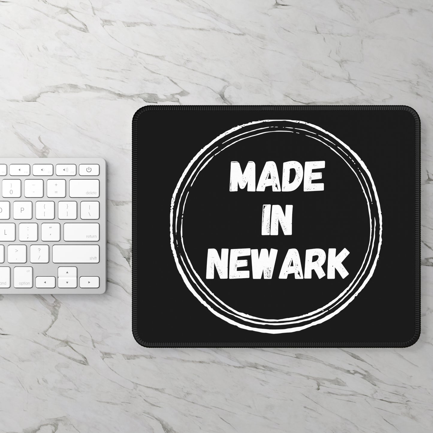 Made in Newark - Black Mouse Pad