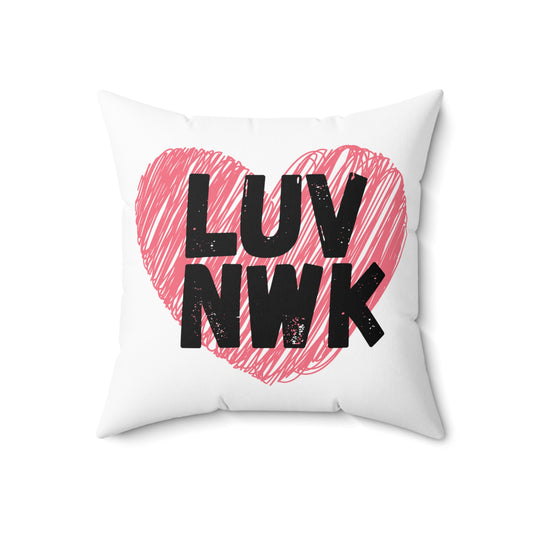 LUV NWK - White Pillow