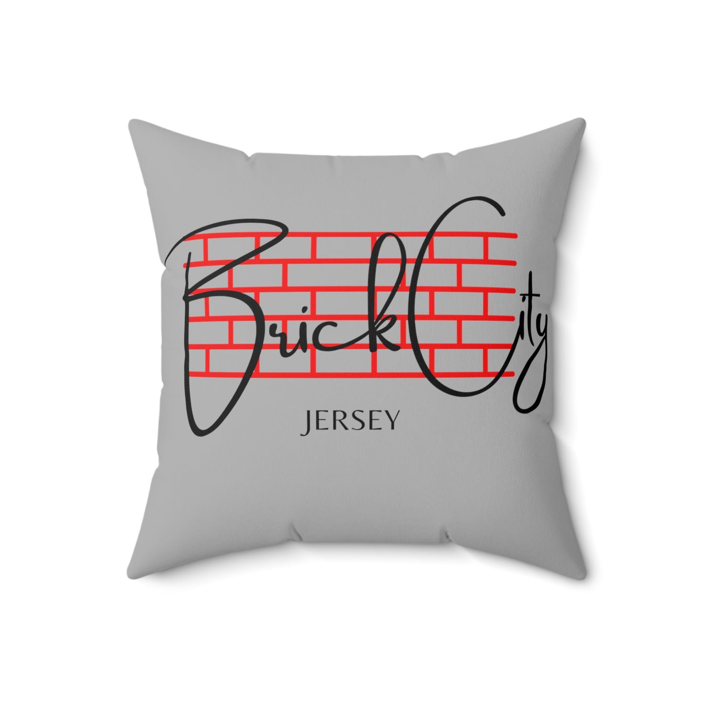 Brick City Jersey - Grey Pillow