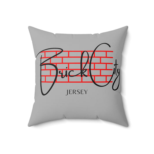 Brick City Jersey - Grey Pillow