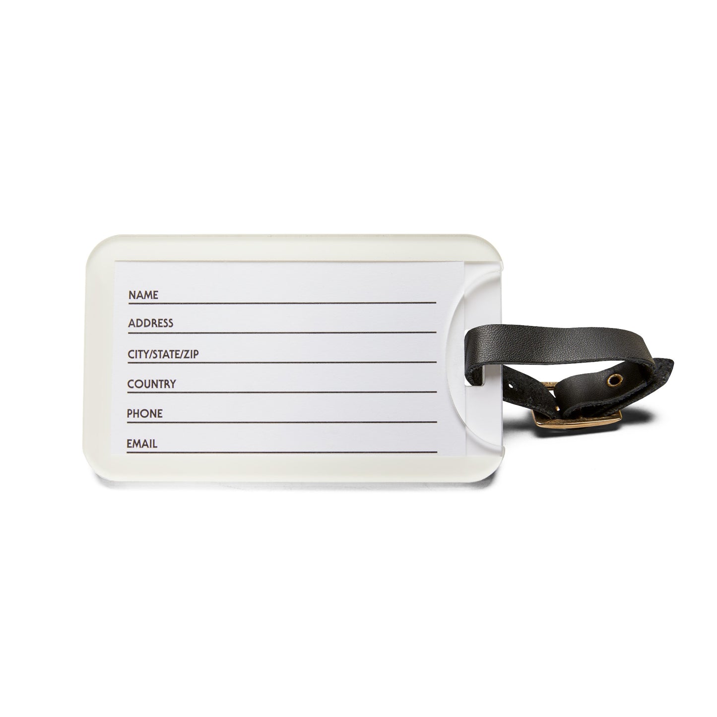 Brick City Skyline - Luggage Tag