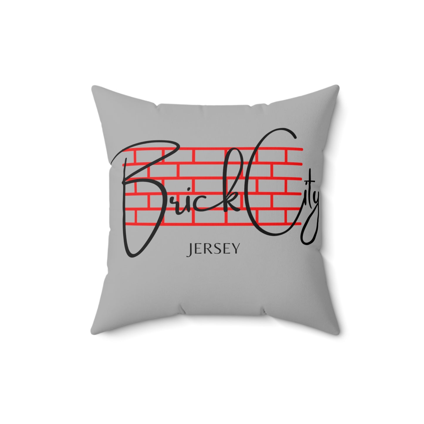 Brick City Jersey - Grey Pillow