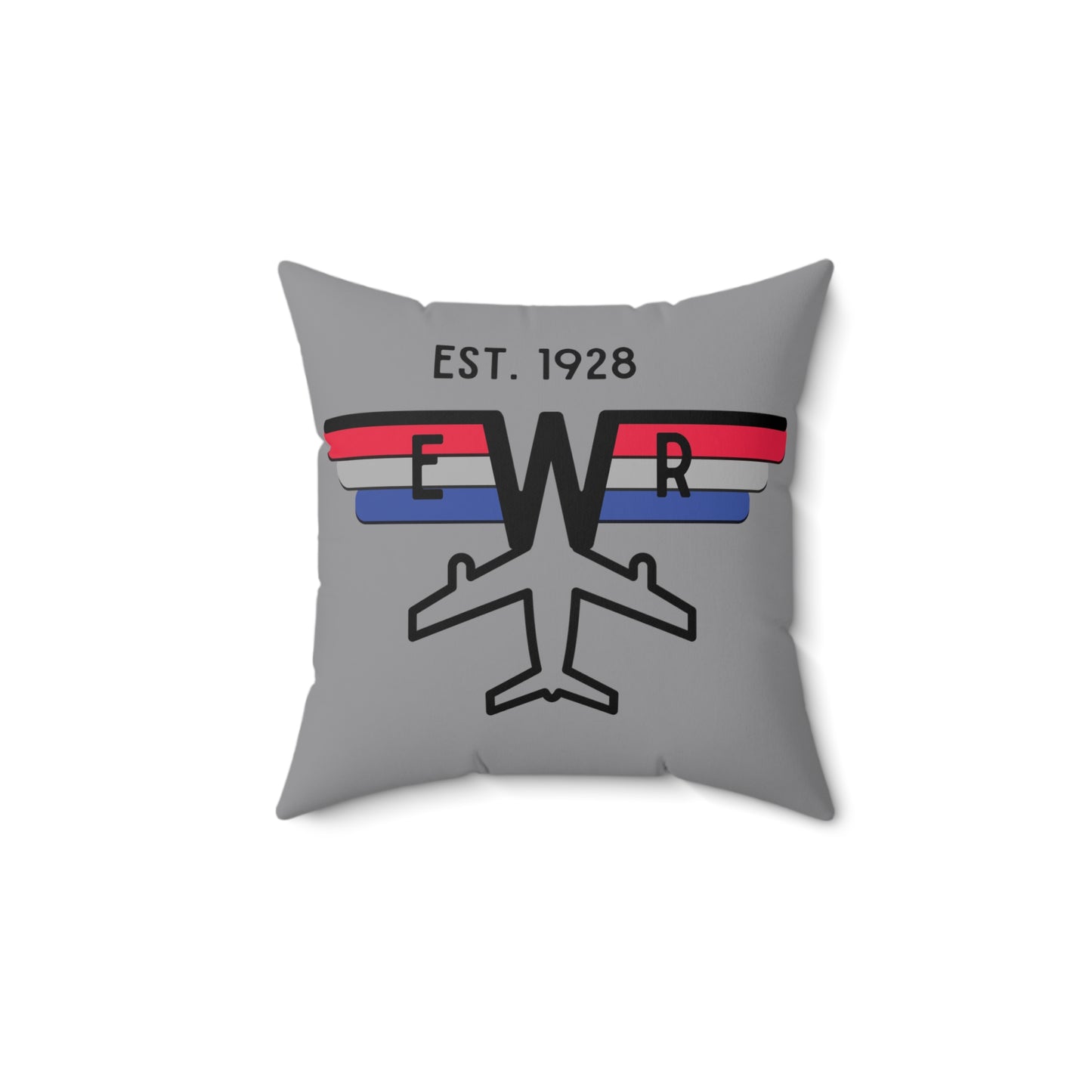 EWR EST. 1928 - Grey Pillow