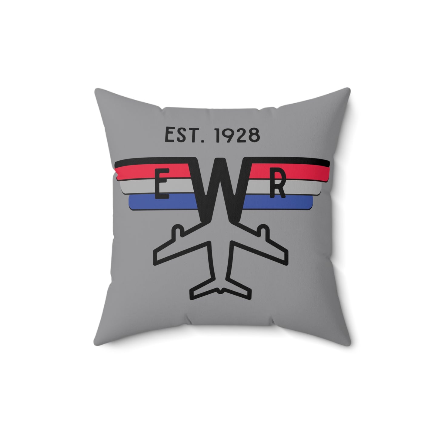 EWR EST. 1928 - Grey Pillow