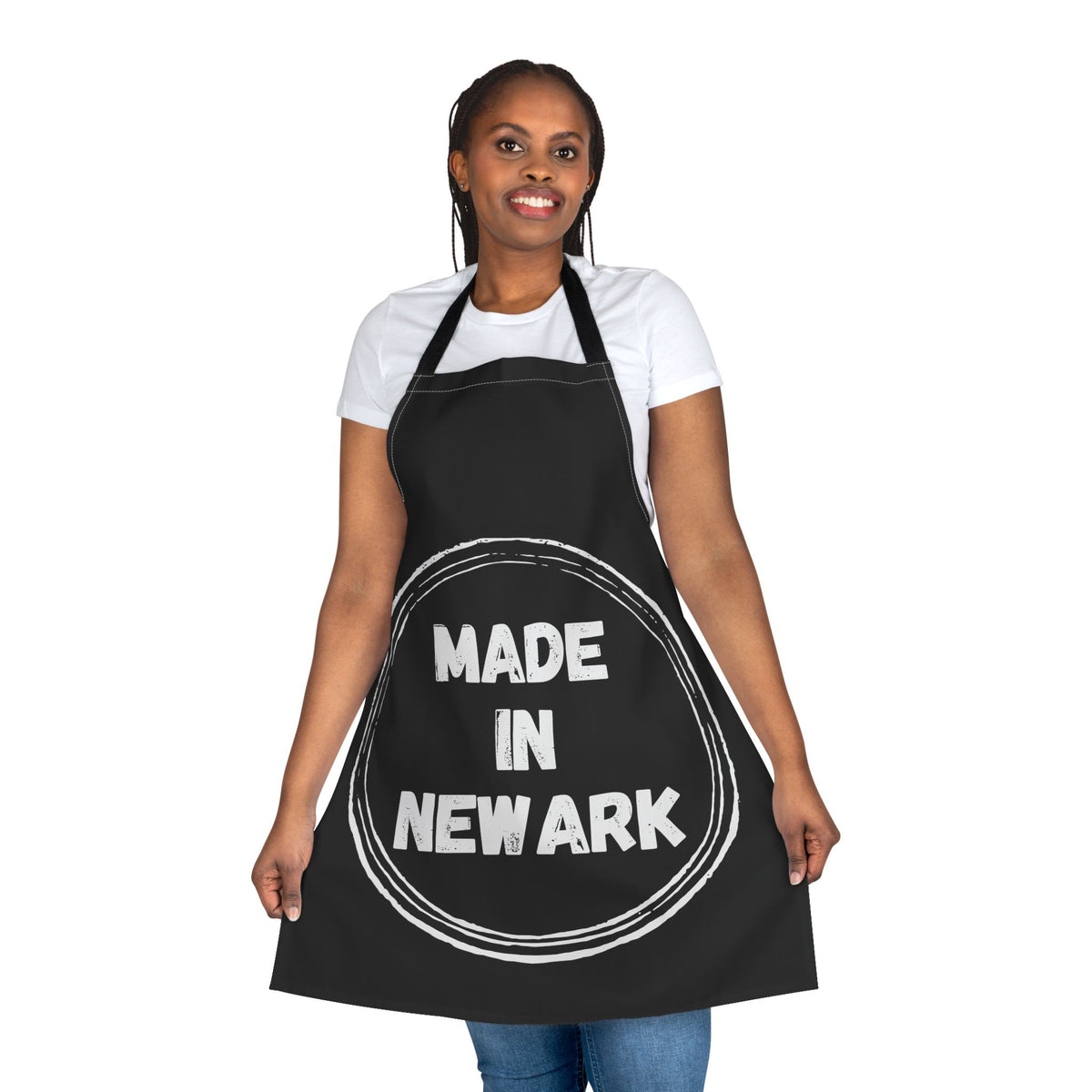 Made in Newark Apron — City Pride Kitchen Bib for Home Cooks & Grillers