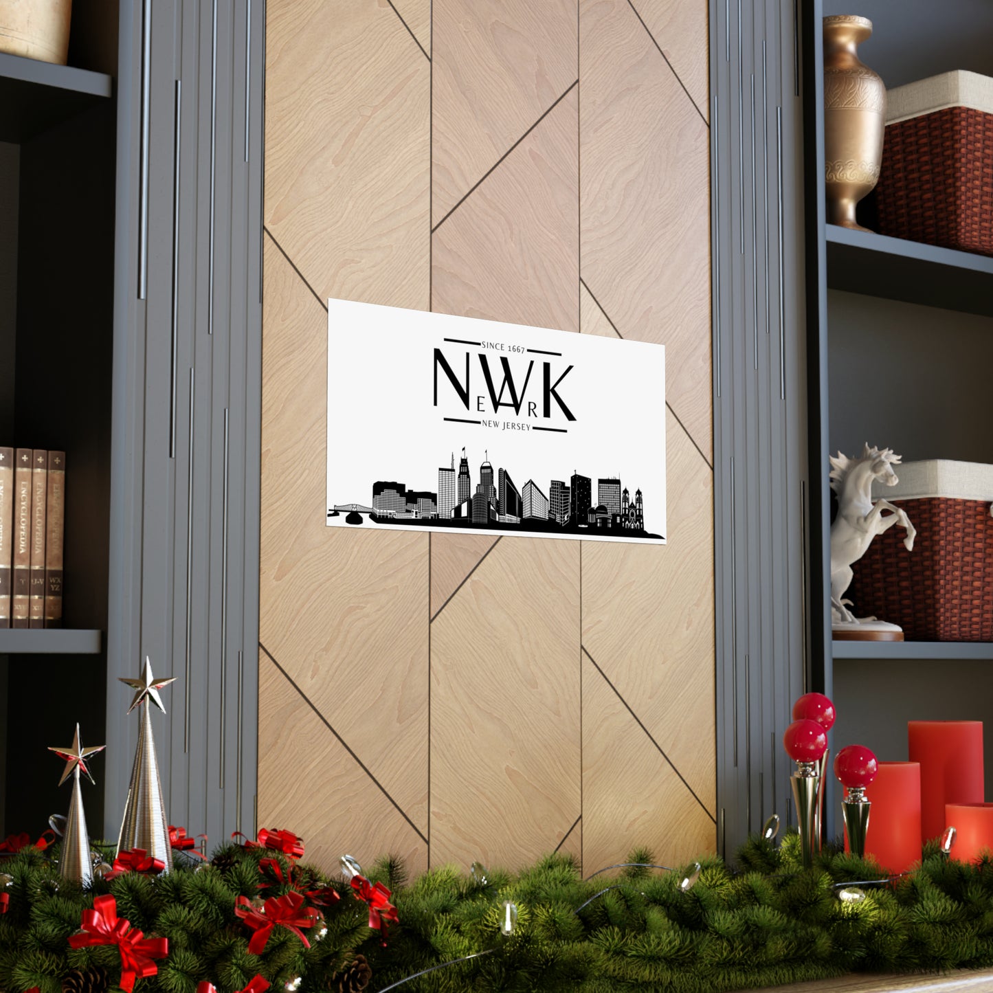 Newark, New Jersey "Since 1667" Matte Poster