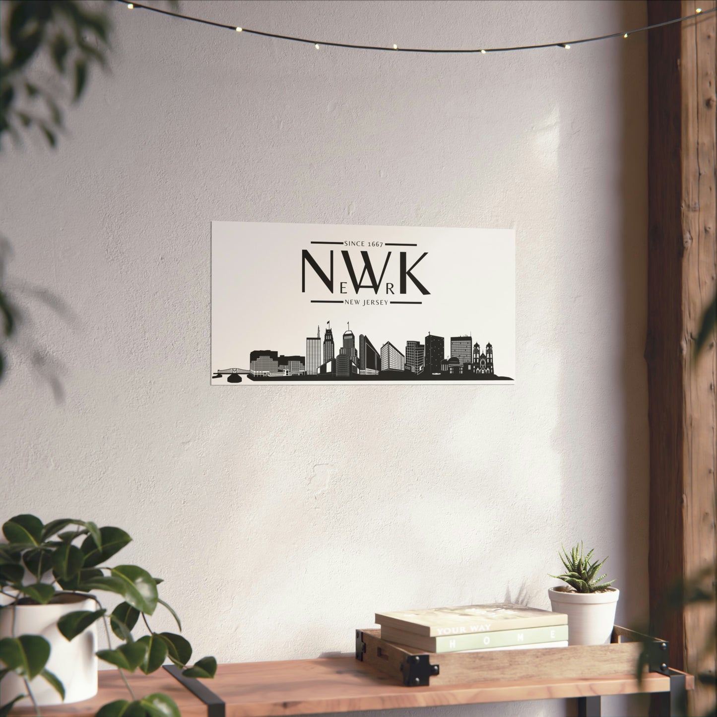 Newark, New Jersey "Since 1667" Matte Poster