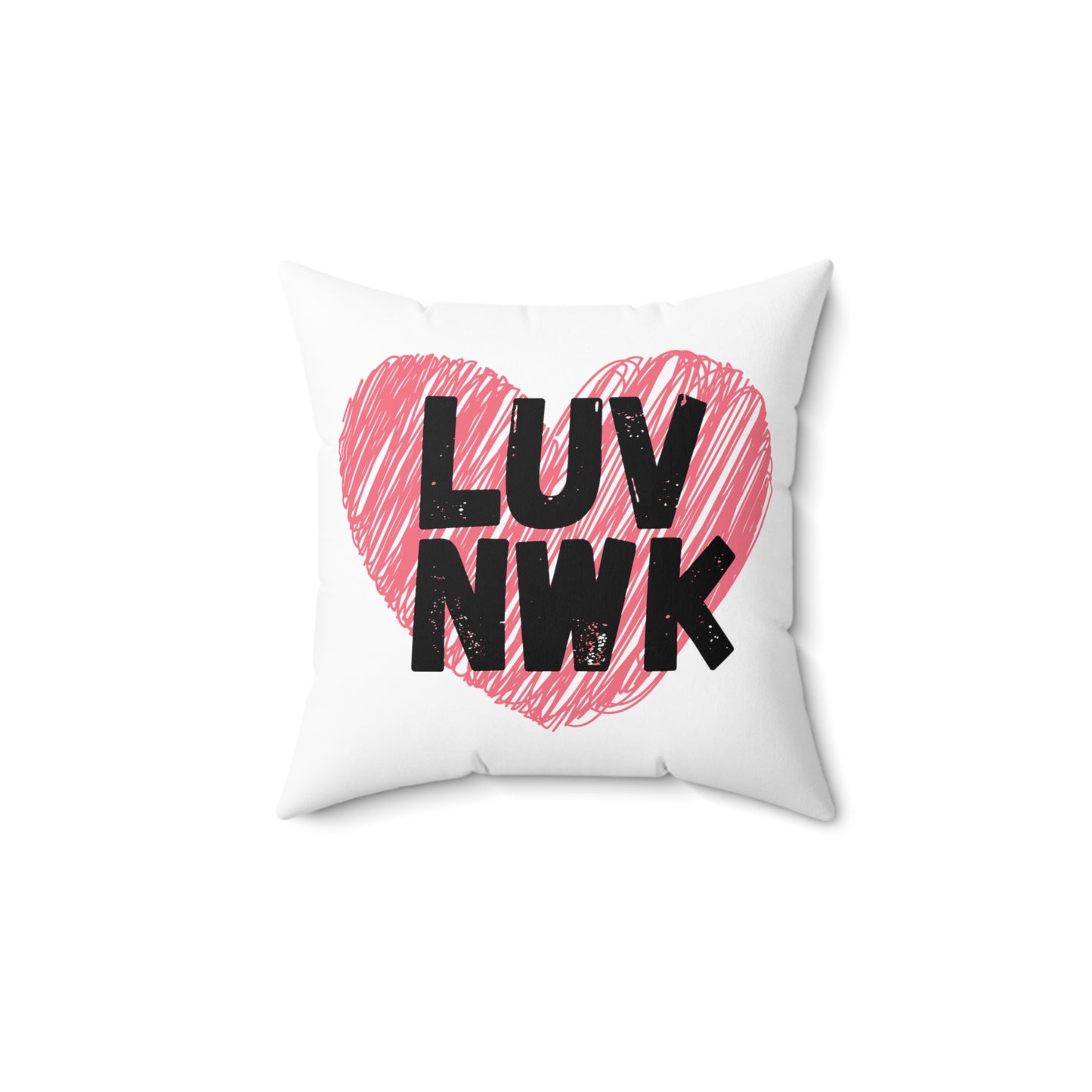 LUV NWK - White Pillow