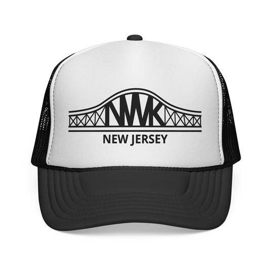 New Jersey Bridge Trucker Cap — Vintage State Landmark Hat