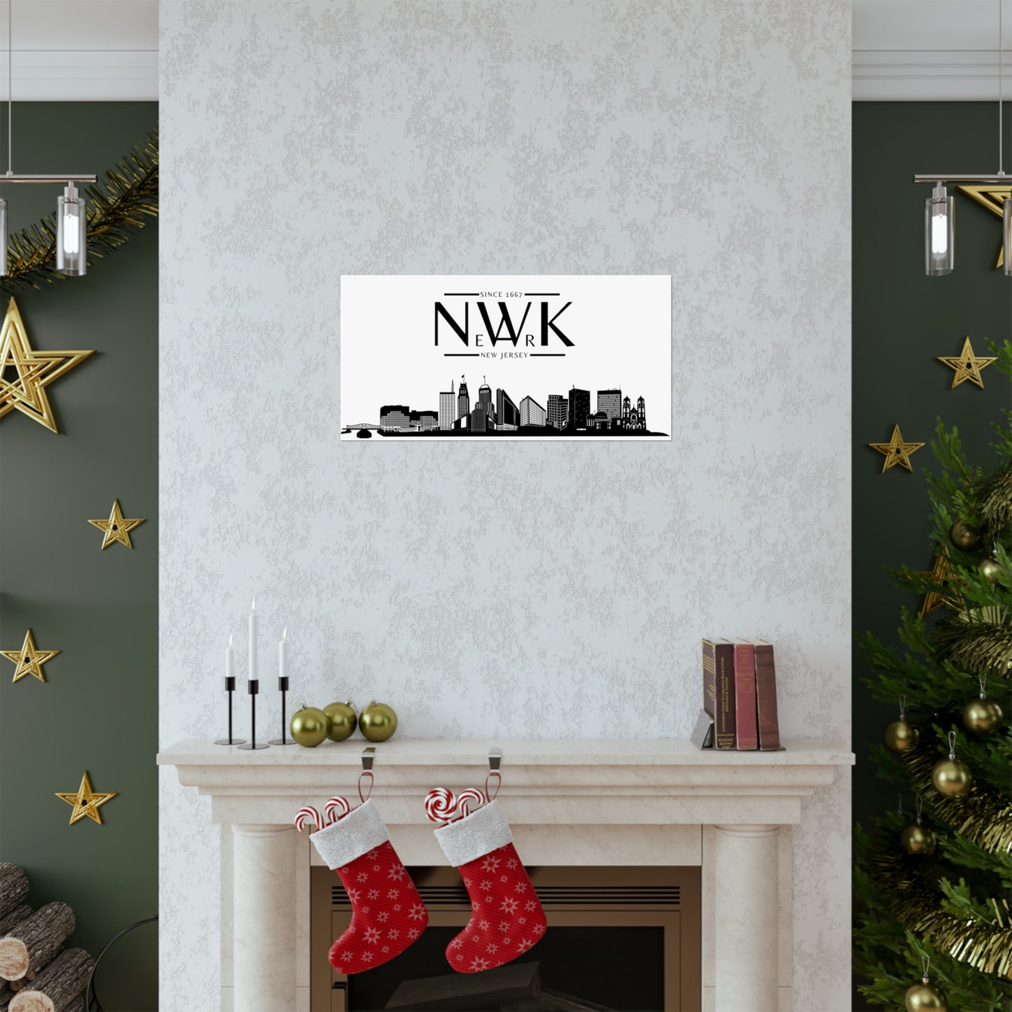 Newark, New Jersey "Since 1667" Matte Poster
