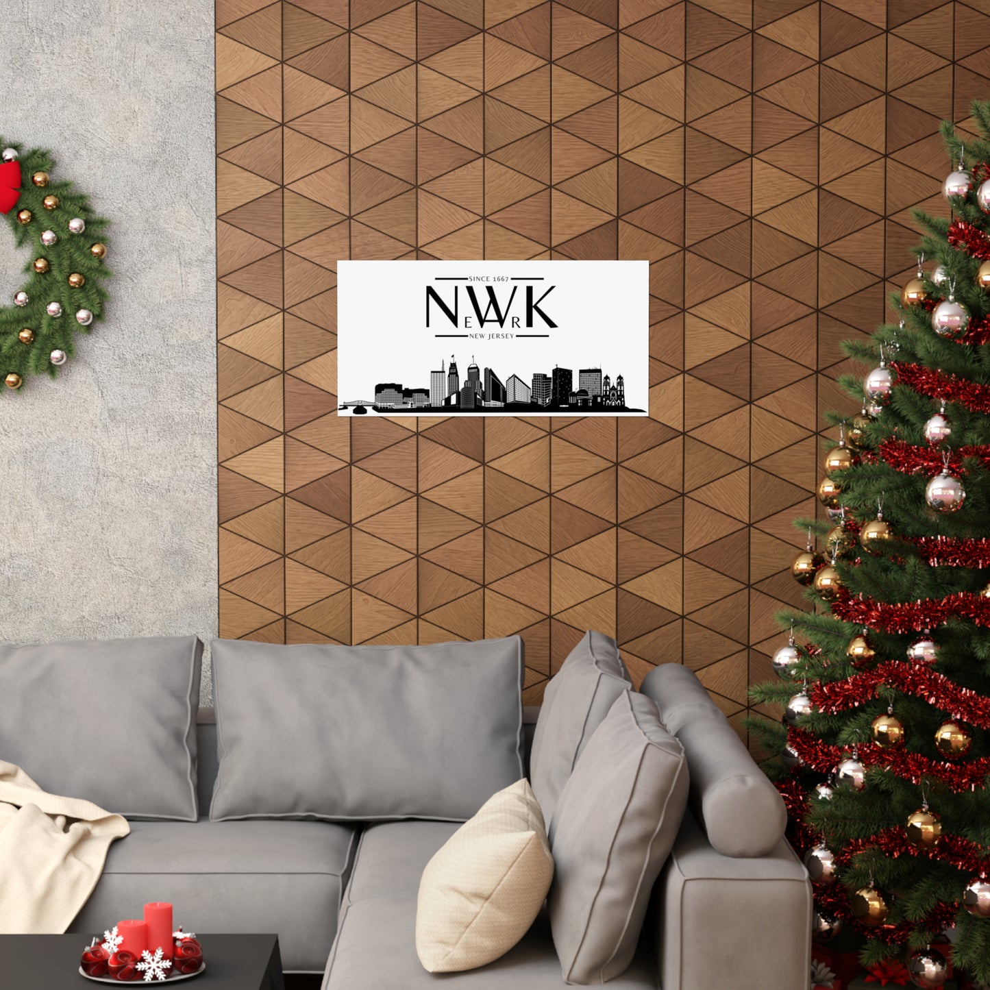 Newark, New Jersey "Since 1667" Matte Poster
