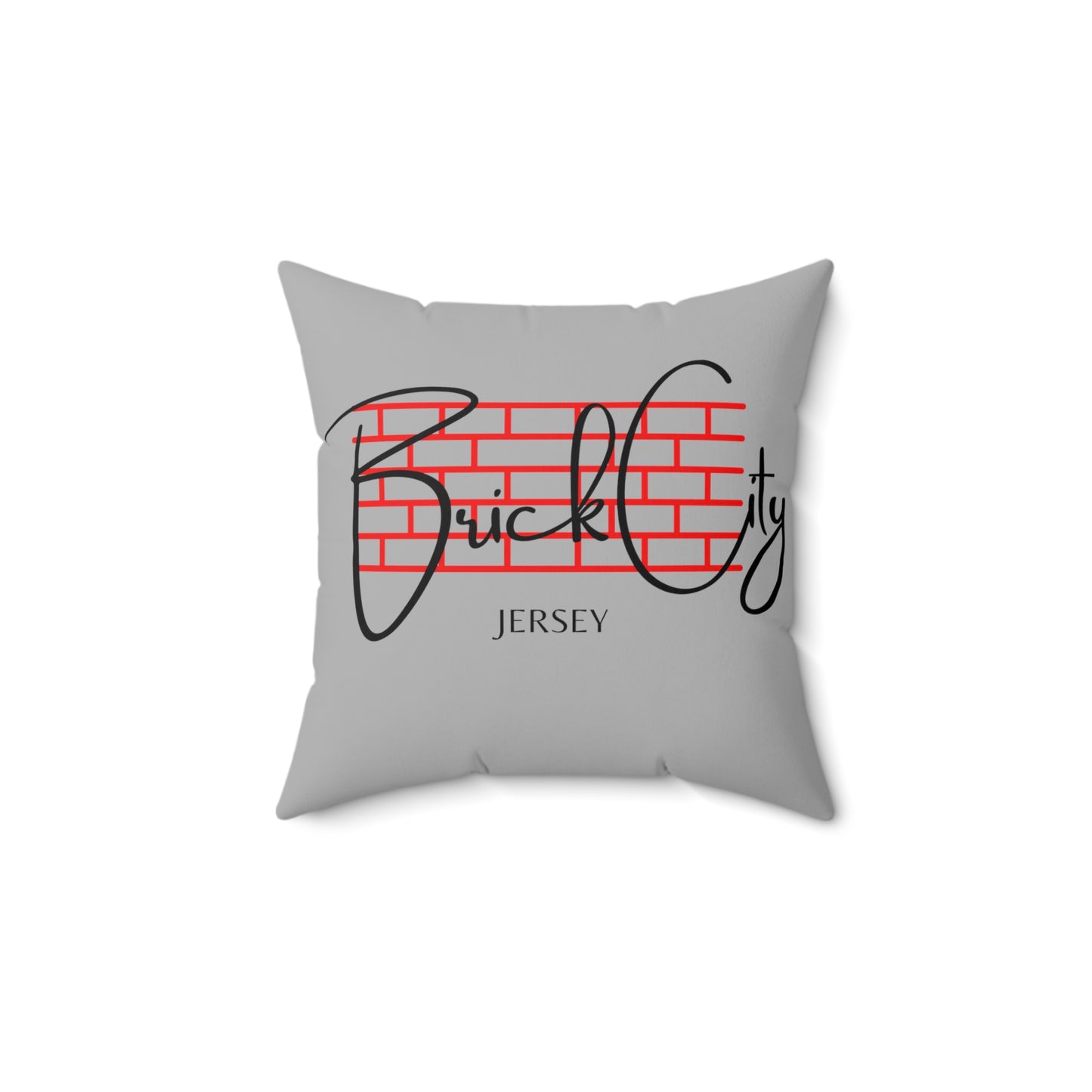 Brick City Jersey - Grey Pillow