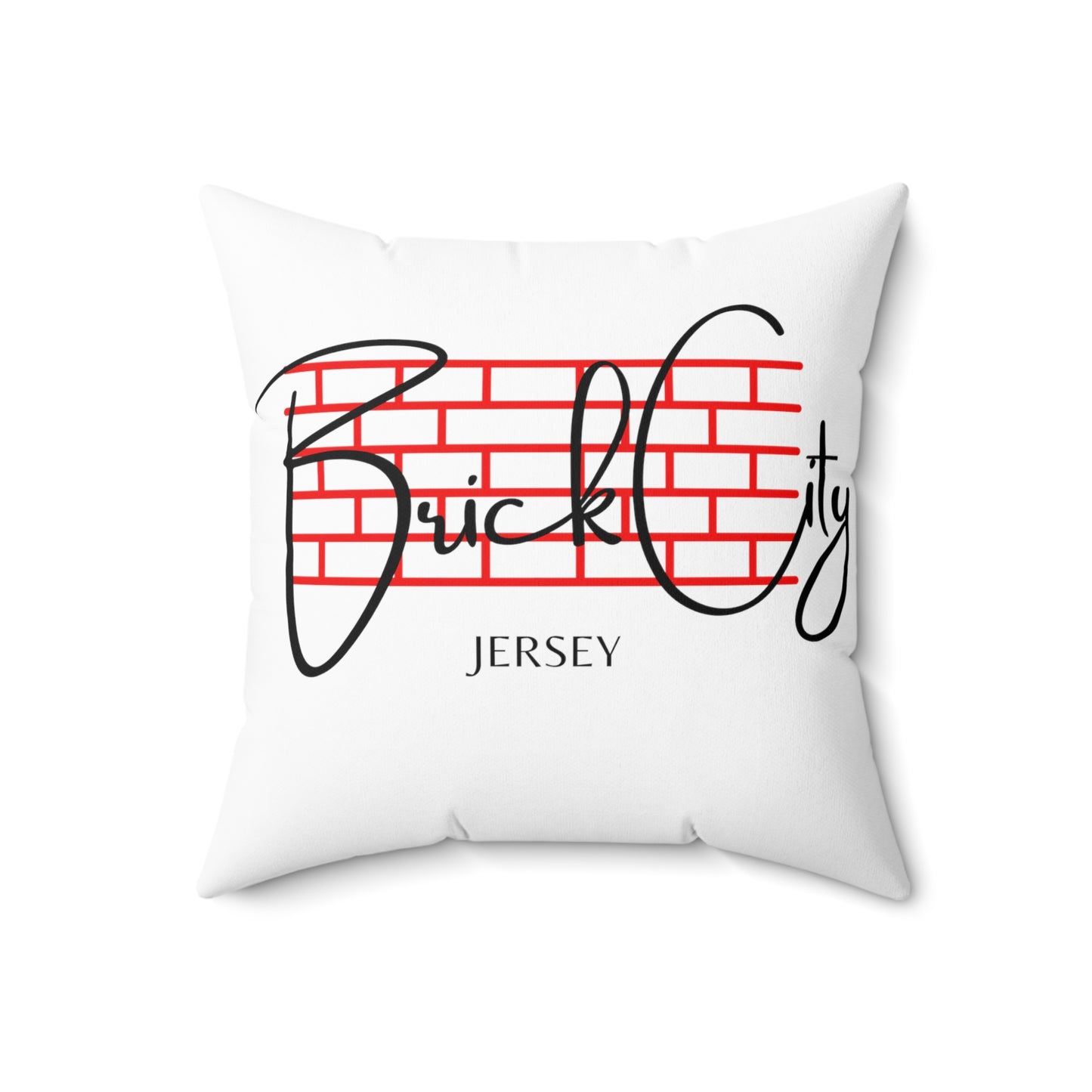 Brick City Jersey - White Pillow