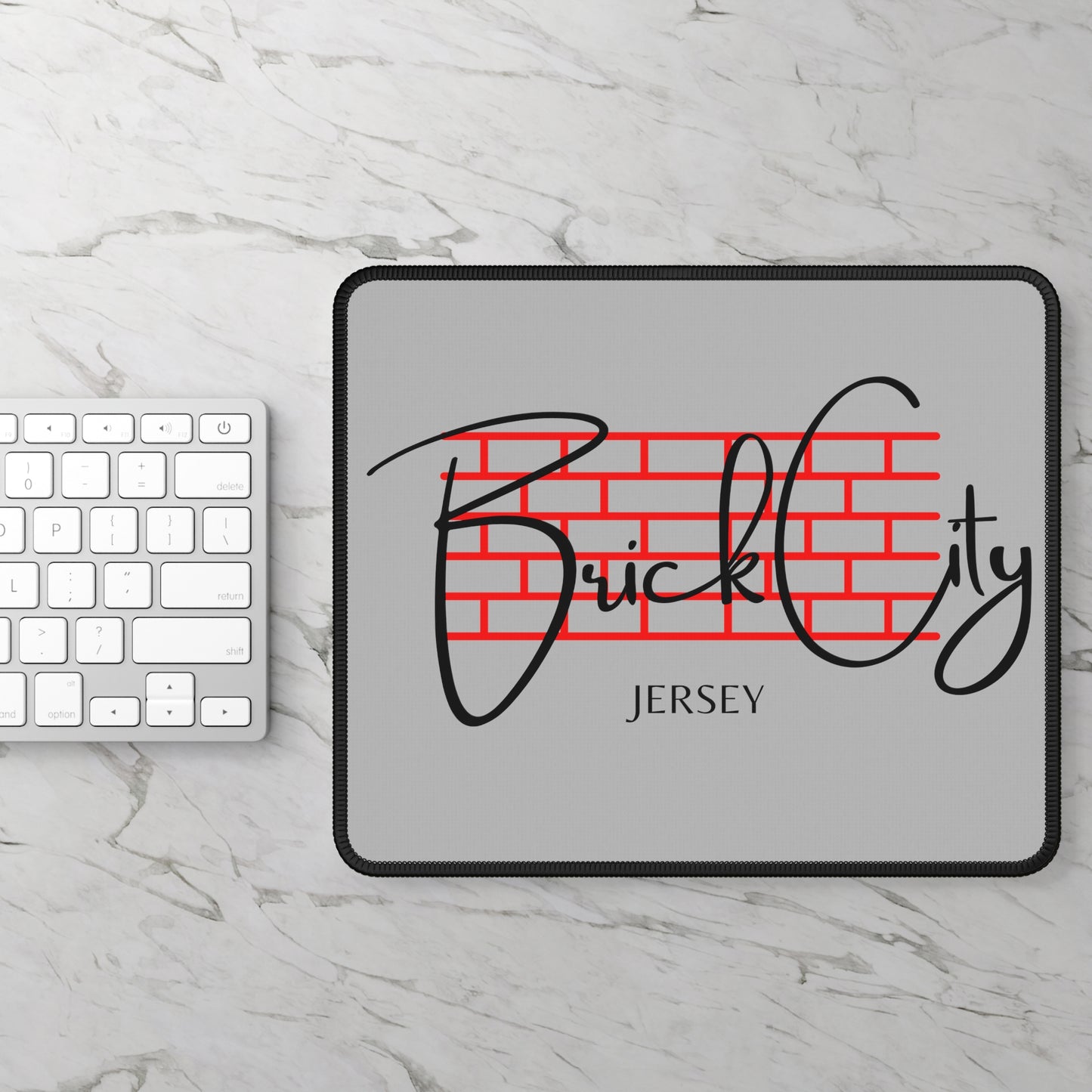 Brick City - Grey Mouse Pad
