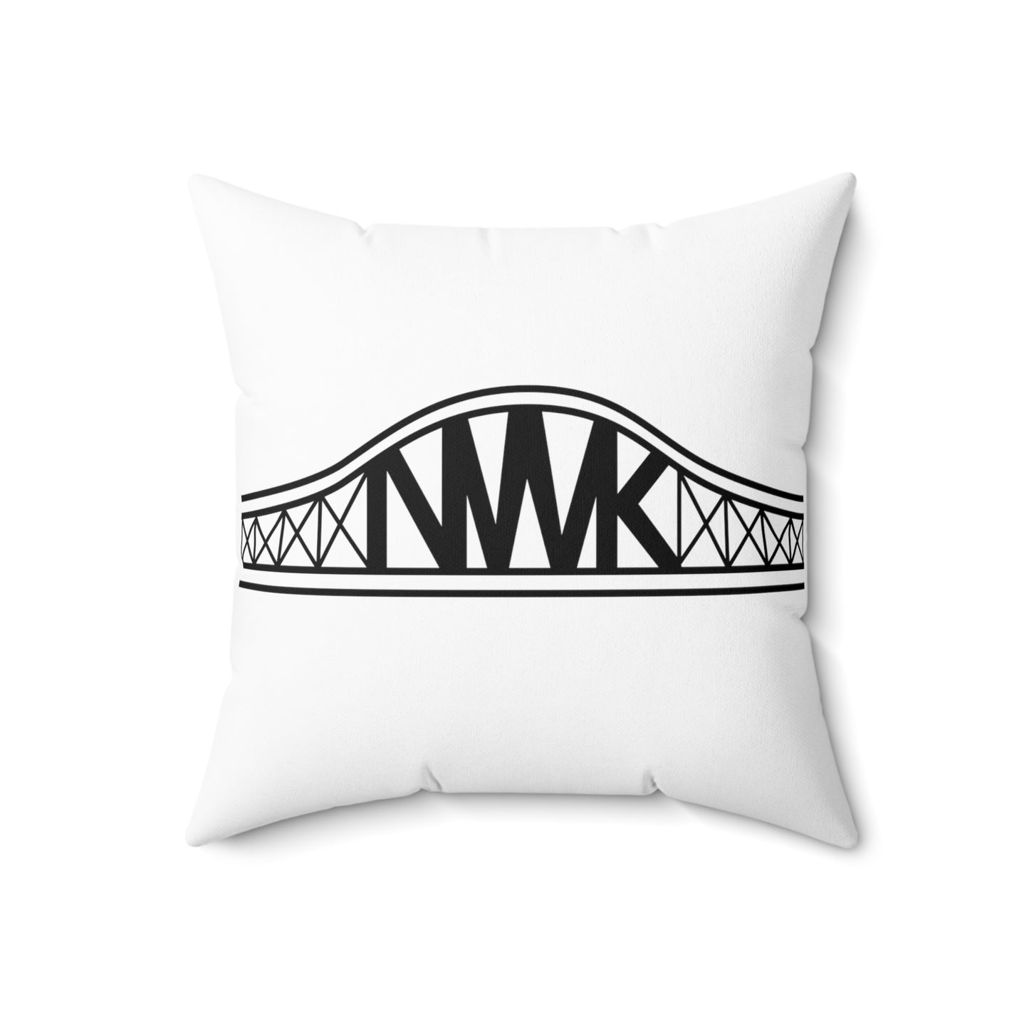 NWK Bridge - White Pillow