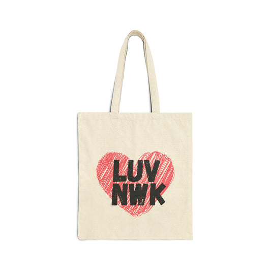 LUV NWK - Canvas Tote