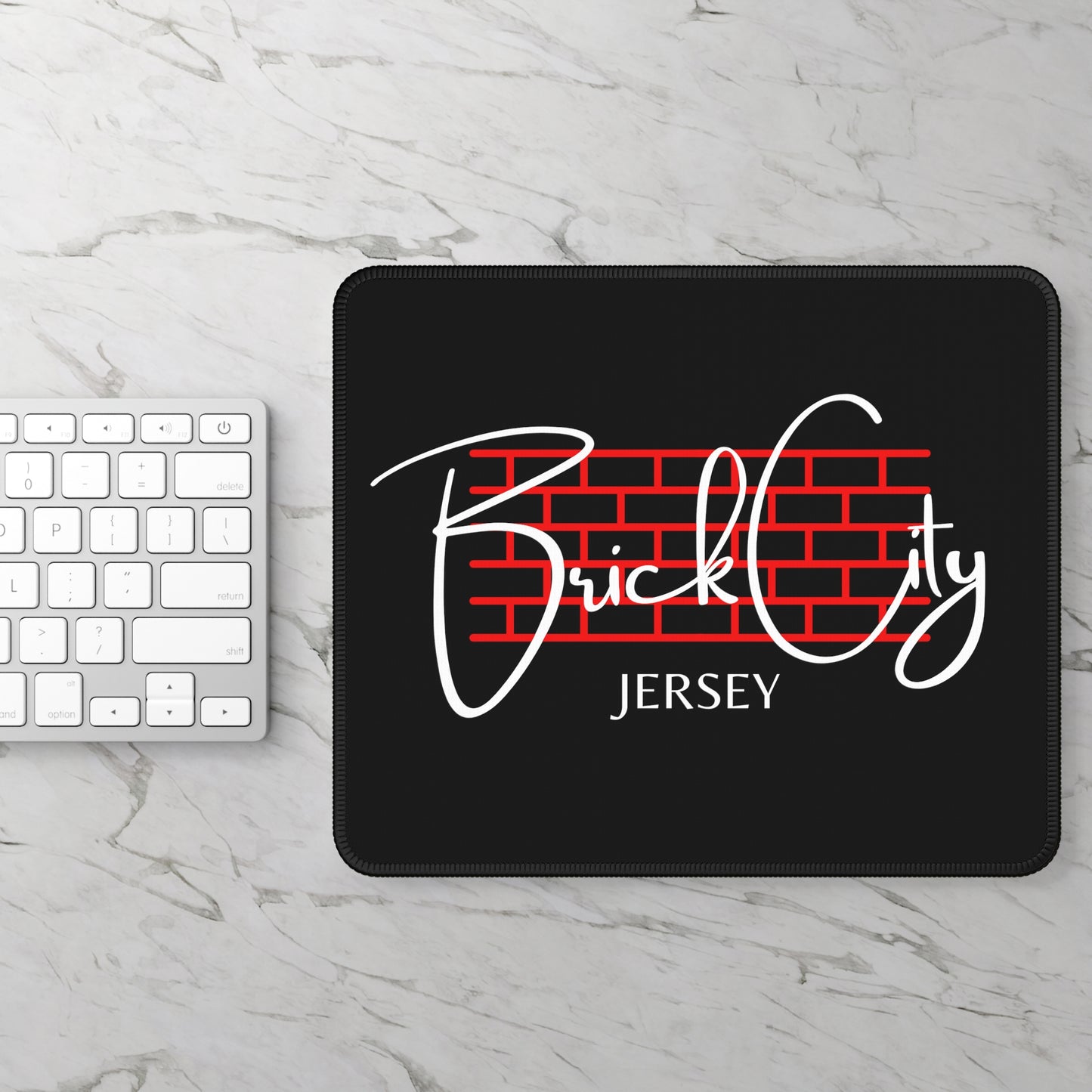 Brick City - Black Mouse Pad