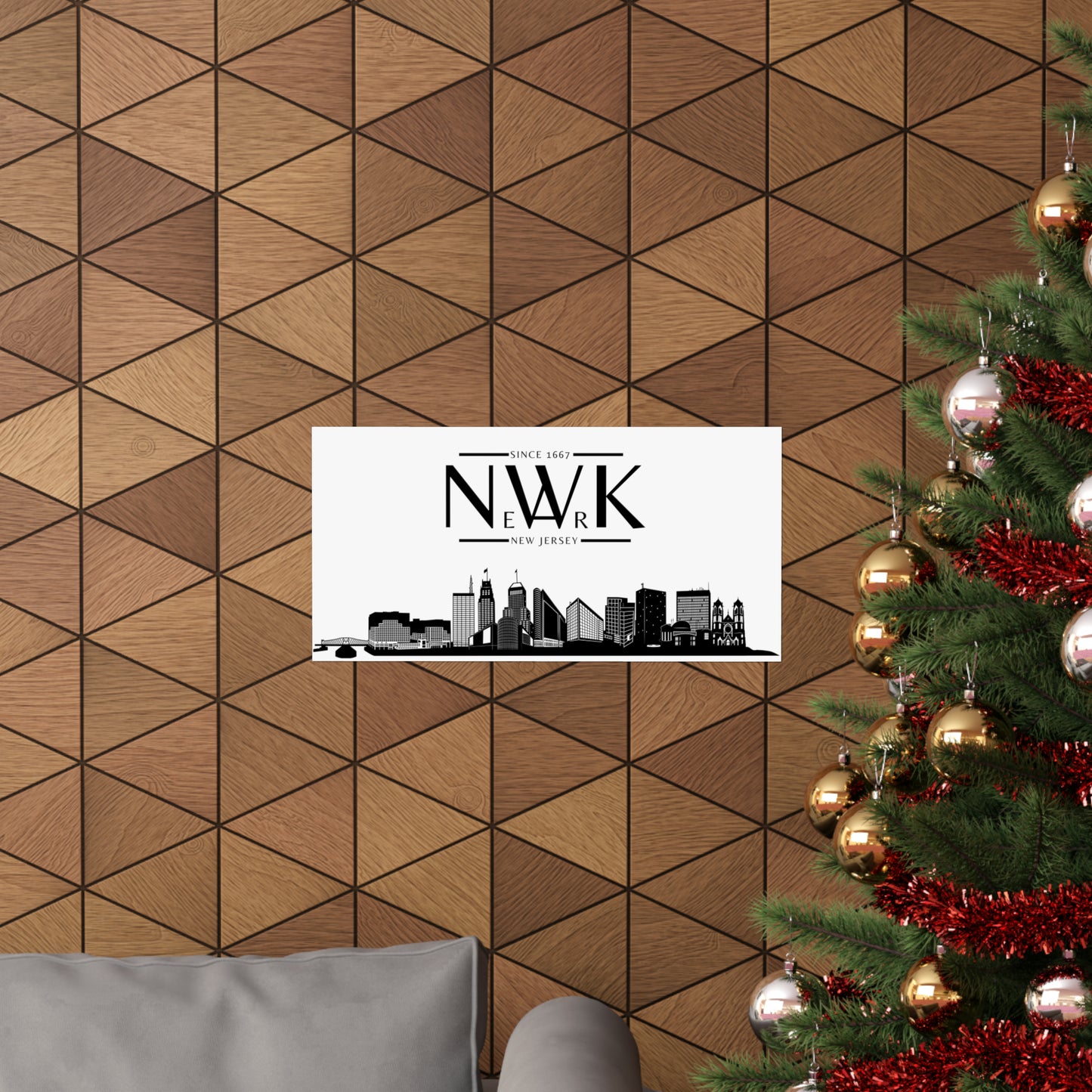 Newark, New Jersey "Since 1667" Matte Poster
