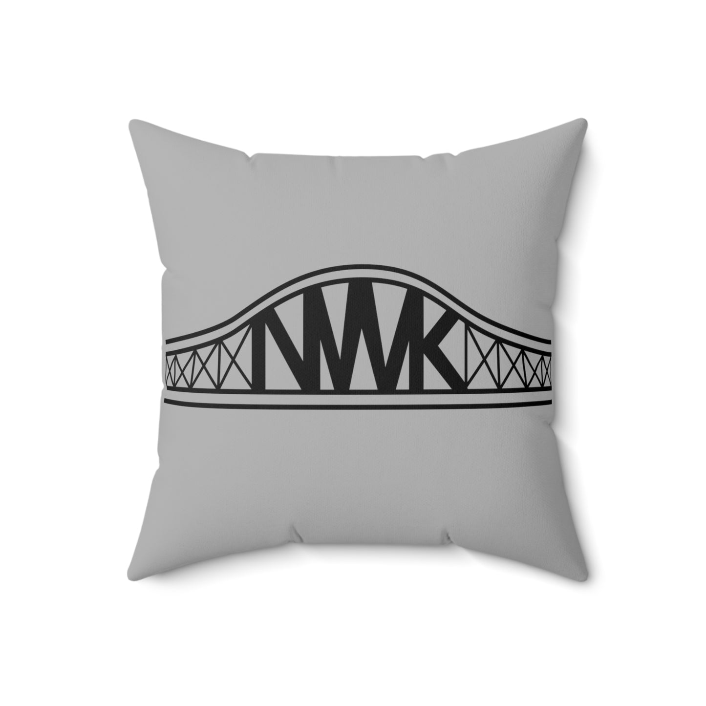 NWK Bridge - Grey Pillow