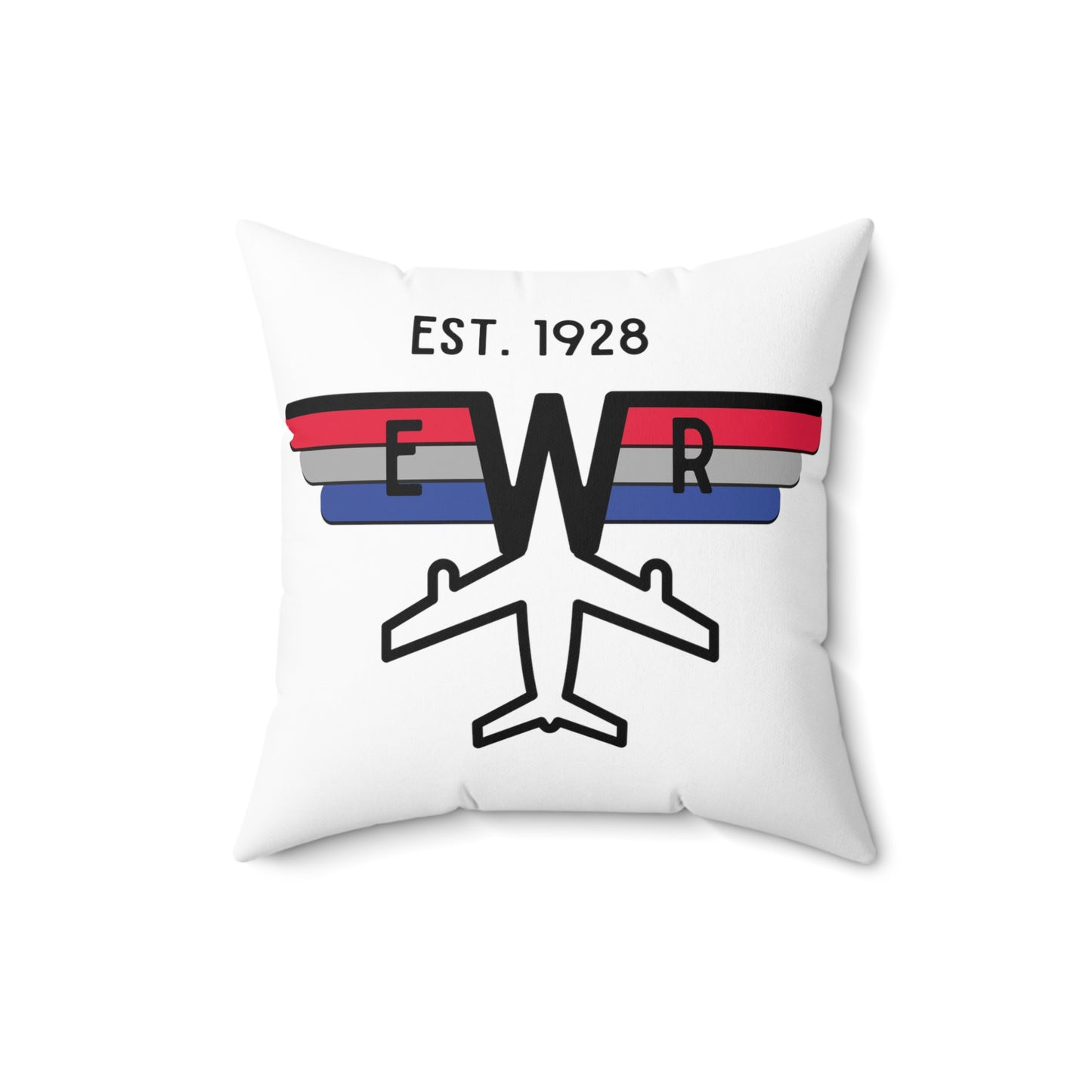 EWR EST. 1928 - White Pillow