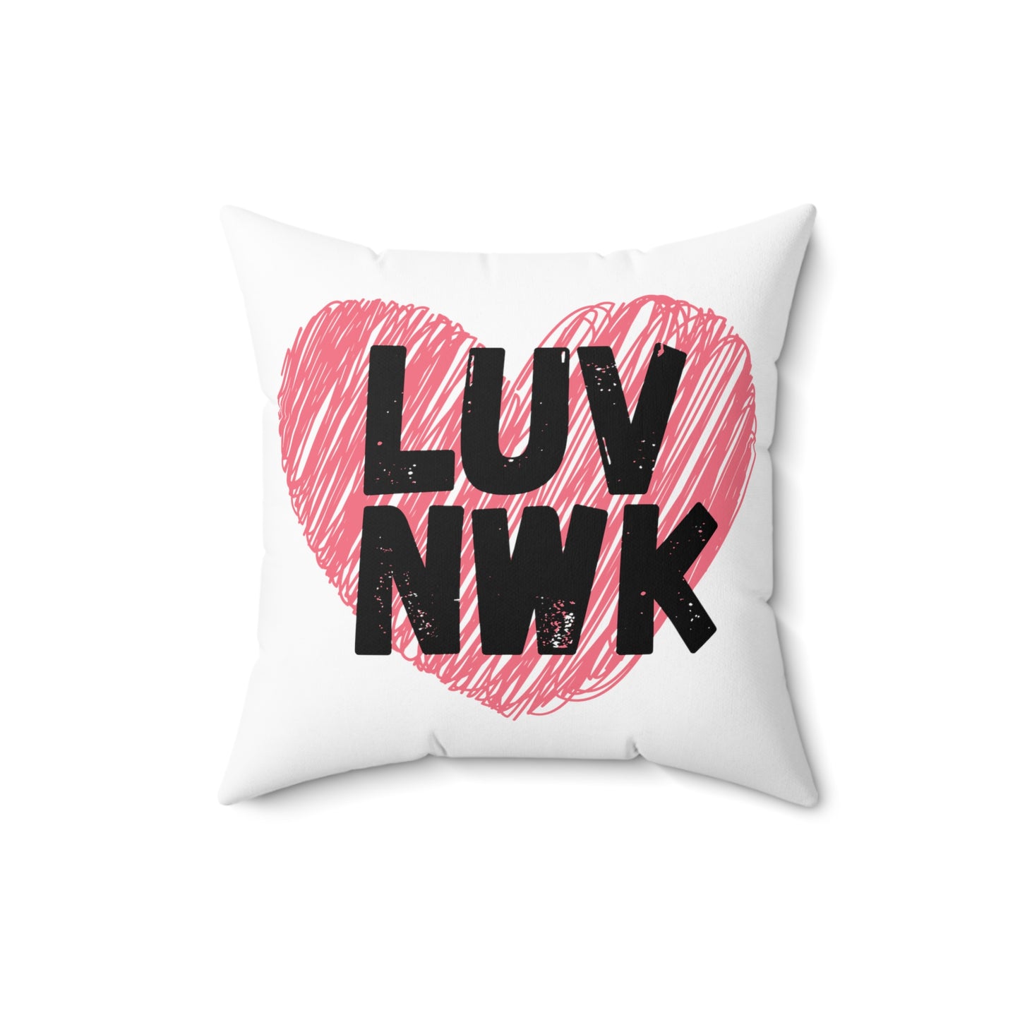 LUV NWK - White Pillow