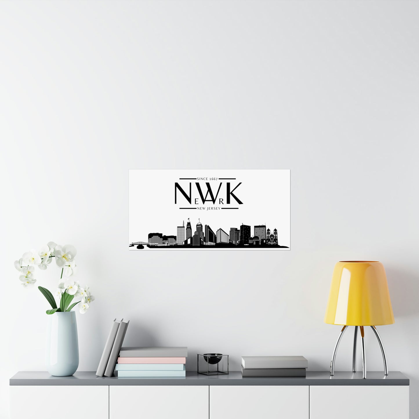 Newark, New Jersey "Since 1667" Matte Poster
