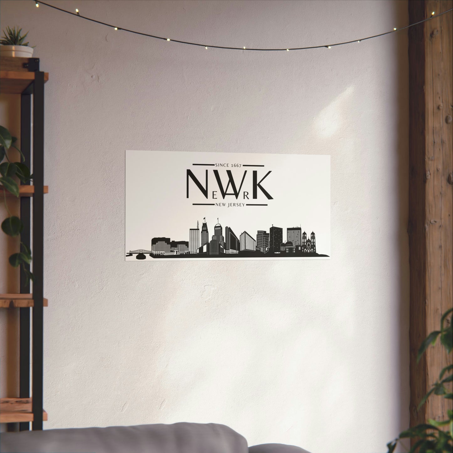Newark, New Jersey "Since 1667" Matte Poster