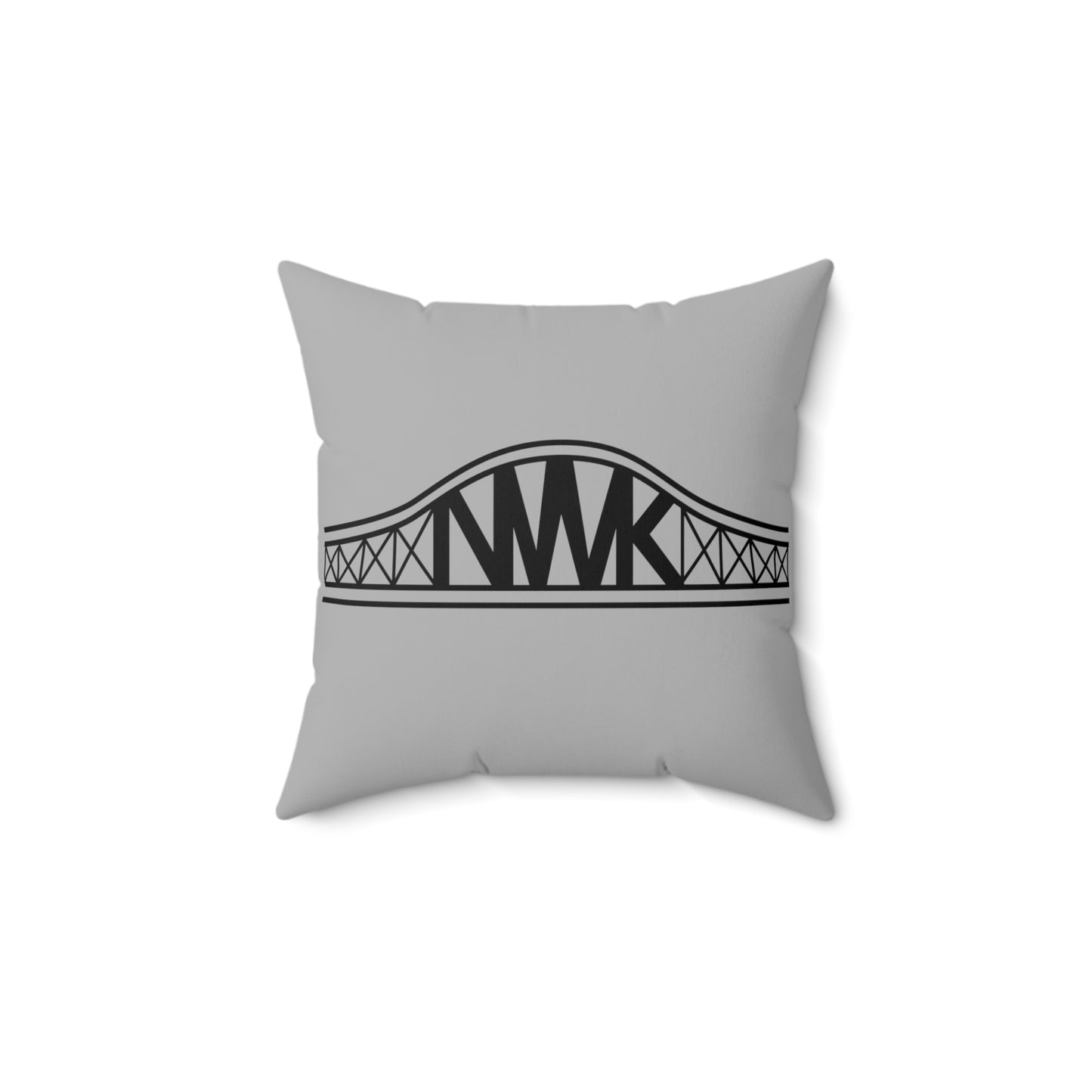 NWK Bridge - Grey Pillow