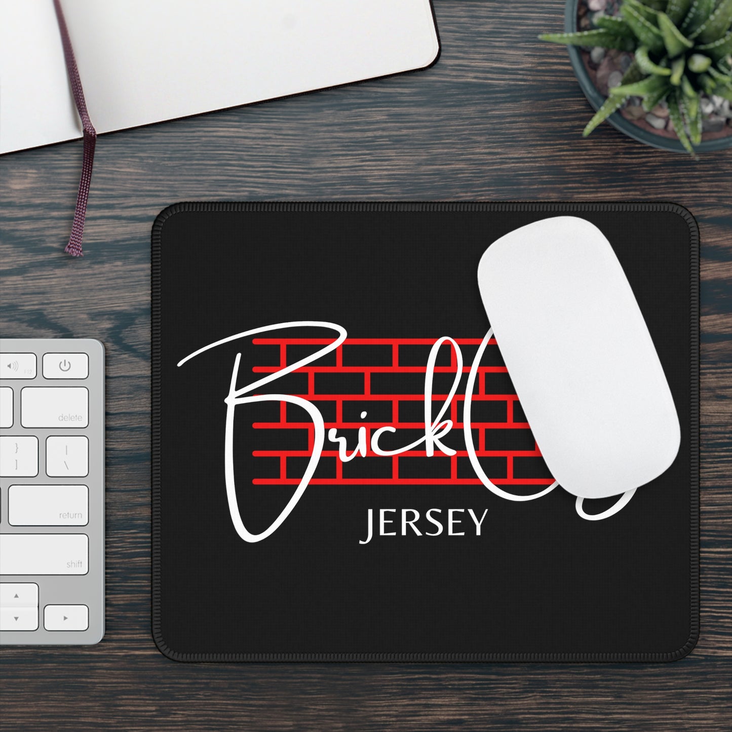 Brick City - Black Mouse Pad