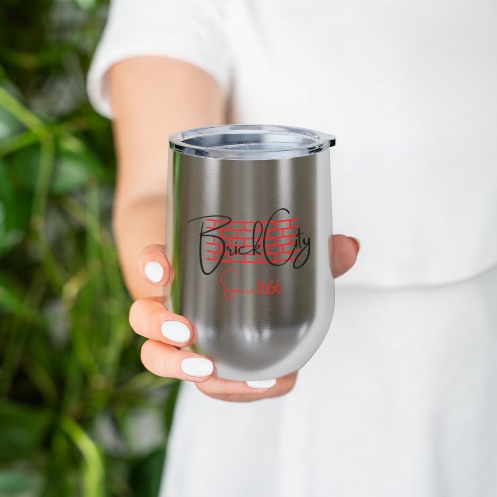 BRICK CITY WINE TUMBLER