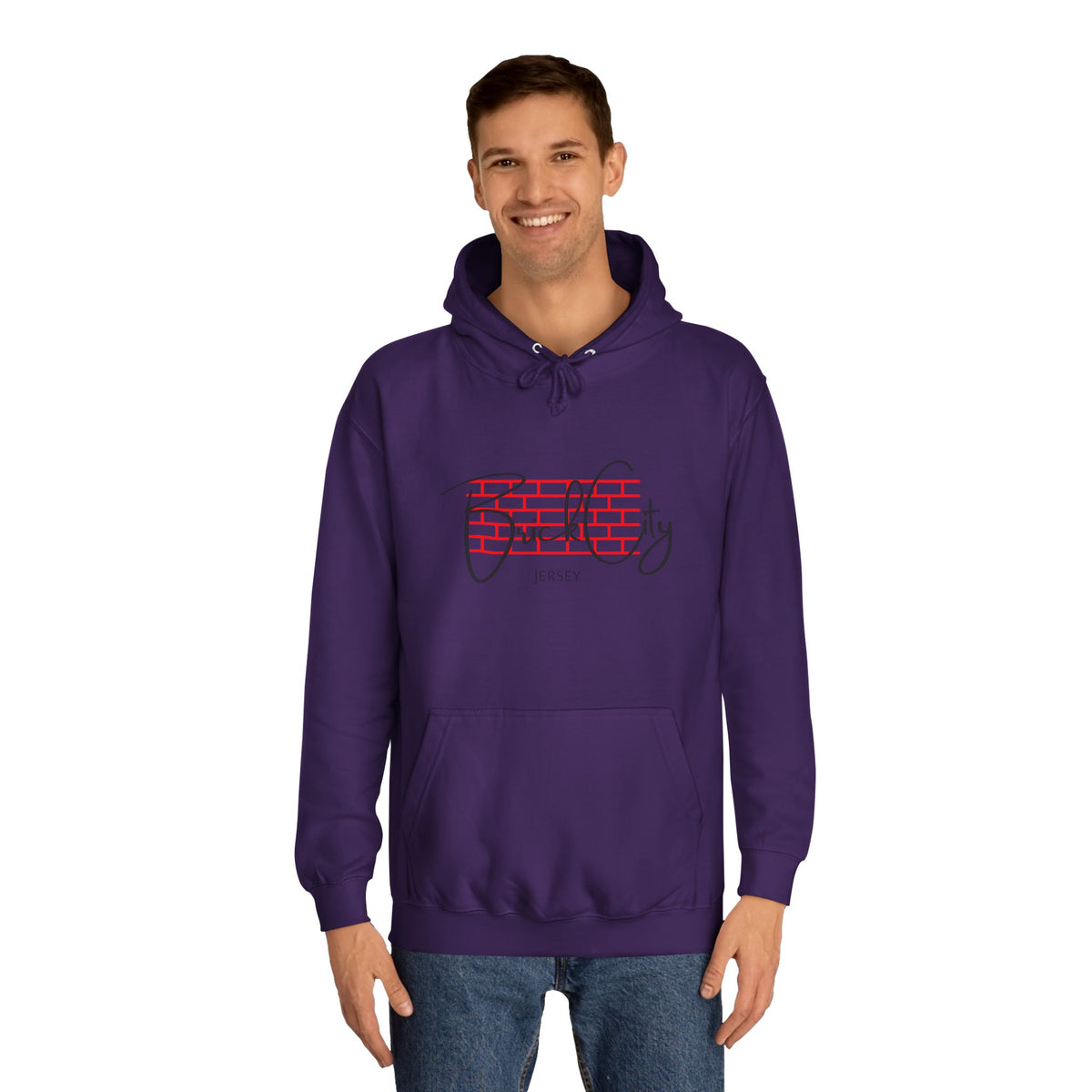Brick City Hoodie – Retro Grid Script Design
