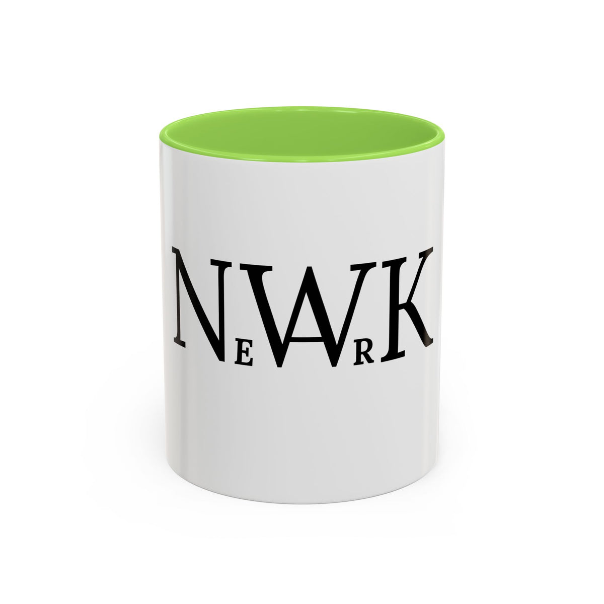 Newark  Mug — Black-Accent Coffee Cup (11oz & 15oz)