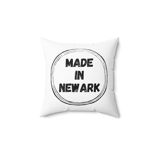 Made in Newark - White Pillow