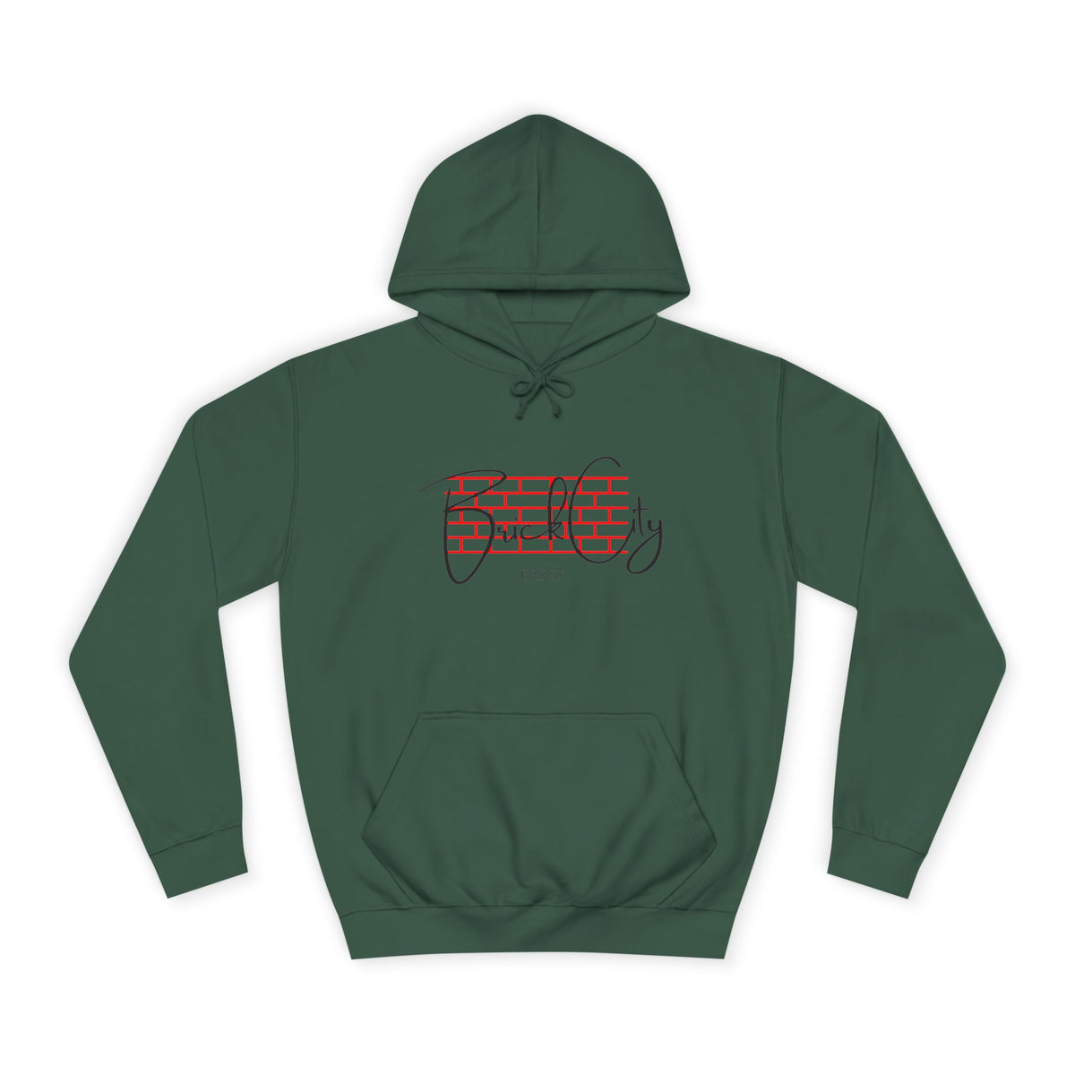 Brick City Hoodie – Retro Grid Script Design
