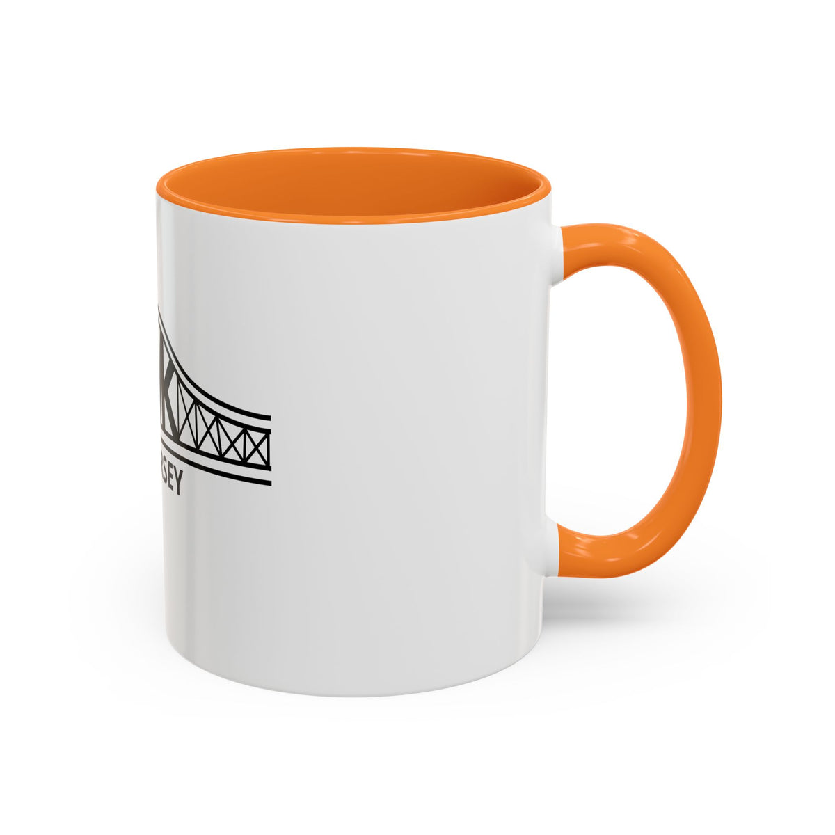 New Jersey Bridge Mug — 11oz & 15oz Color Accent Coffee Cup