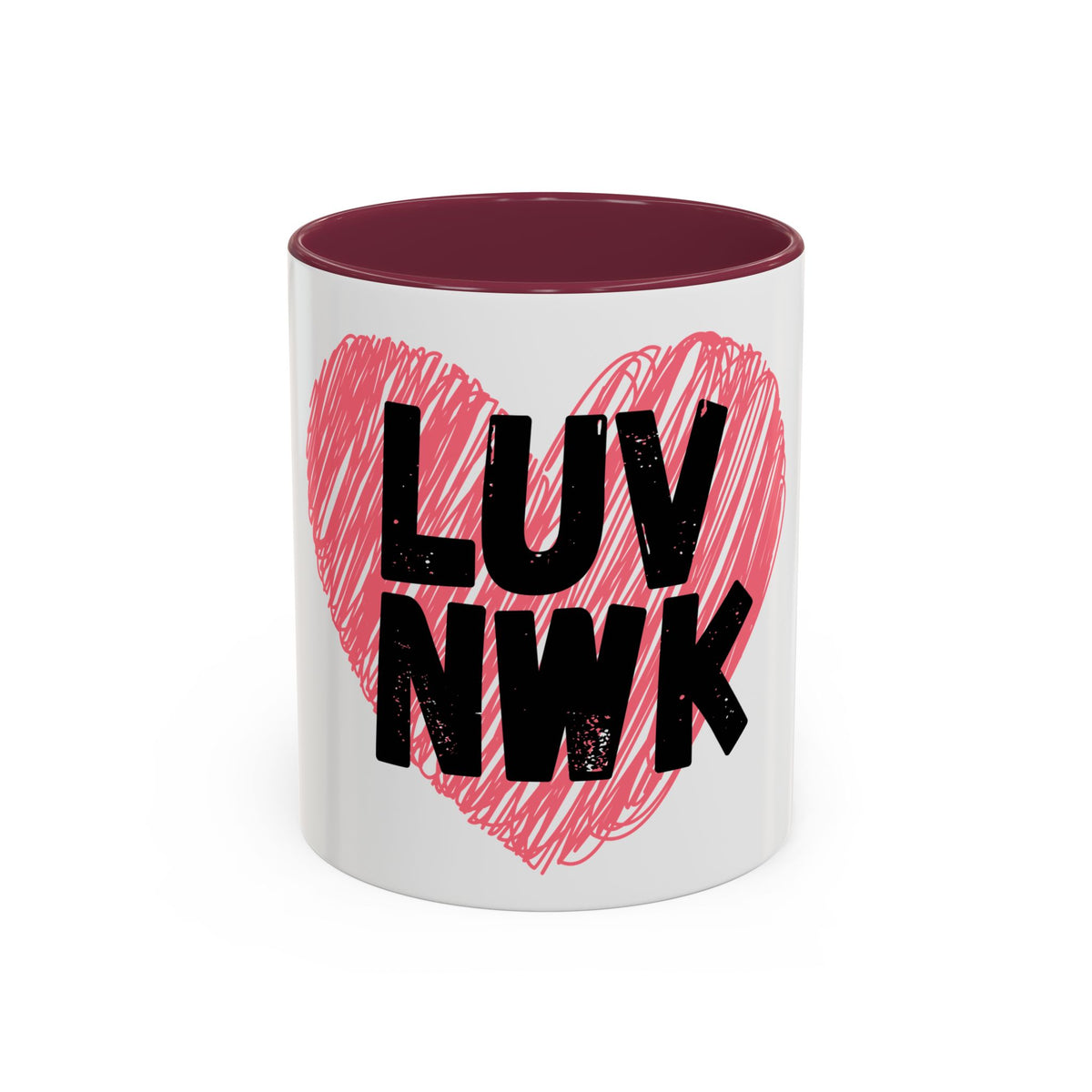 LUV NWK Heart Mug — New York/Nwk Pride Coffee Cup (11oz & 15oz)