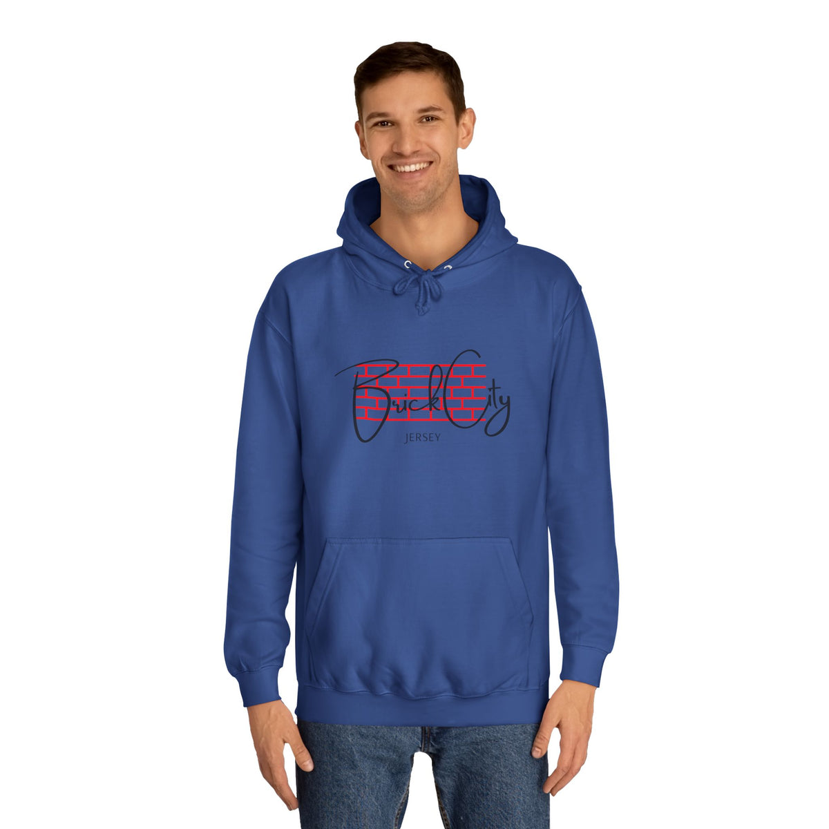 Brick City Hoodie – Retro Grid Script Design