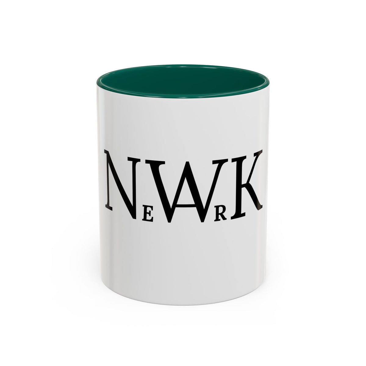Newark  Mug — Black-Accent Coffee Cup (11oz & 15oz)