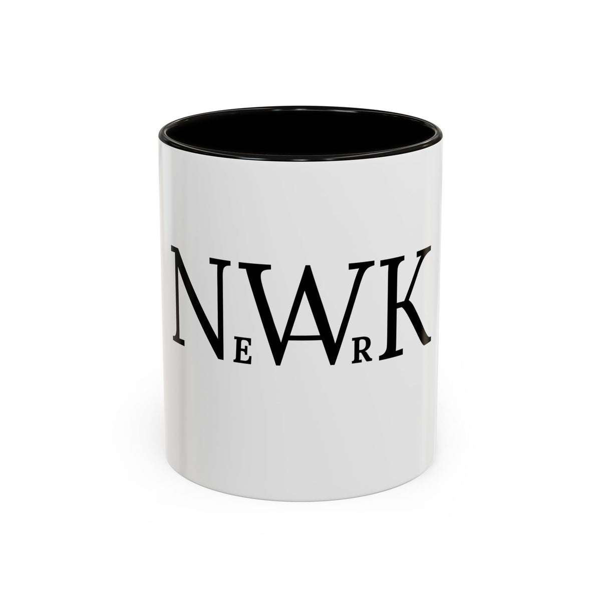 Newark  Mug — Black-Accent Coffee Cup (11oz & 15oz)