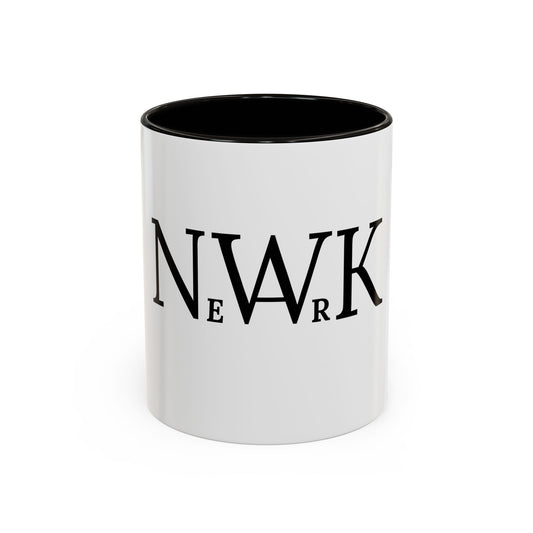 Newark  Mug — Black-Accent Coffee Cup (11oz & 15oz)