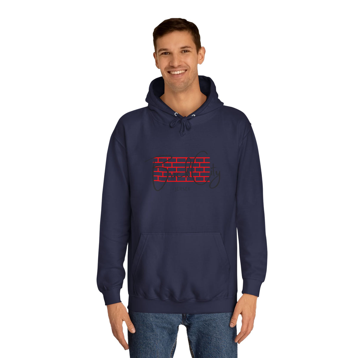 Brick City Hoodie – Retro Grid Script Design