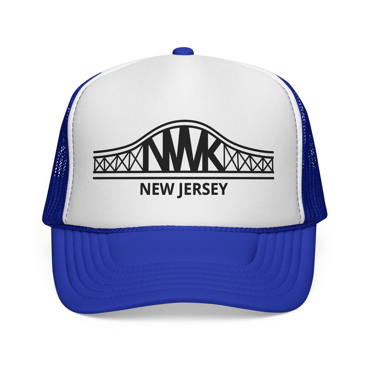 New Jersey Bridge Trucker Cap — Vintage State Landmark Hat