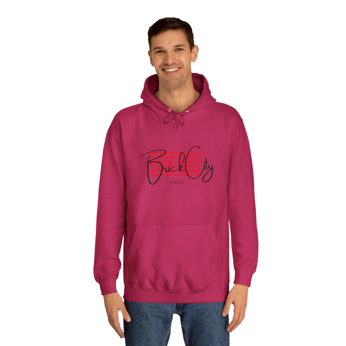 Brick City Hoodie – Retro Grid Script Design
