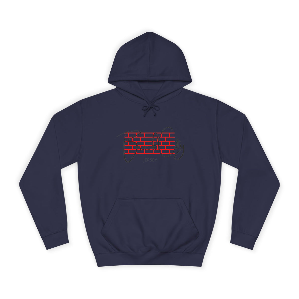 Brick City Hoodie – Retro Grid Script Design