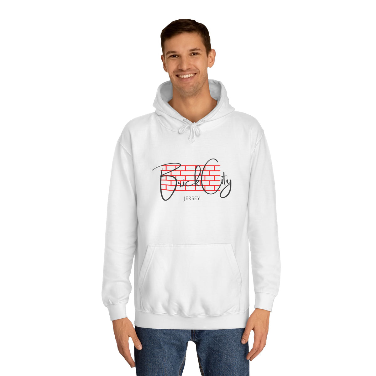 Brick City Hoodie – Retro Grid Script Design