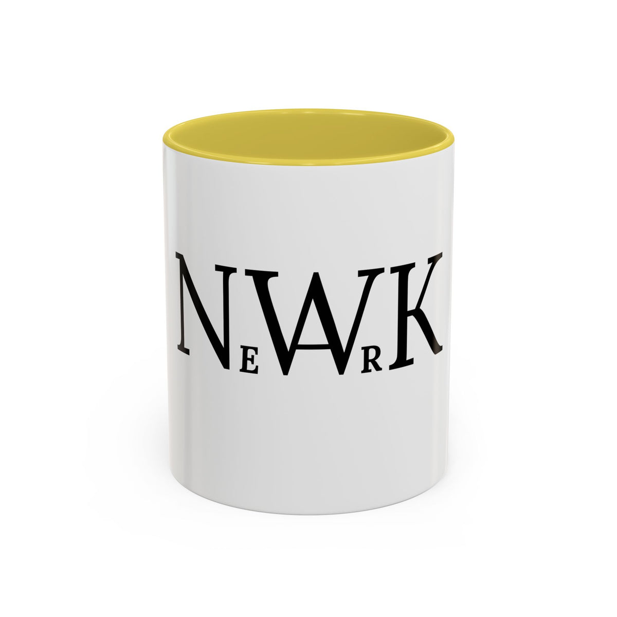 Newark  Mug — Black-Accent Coffee Cup (11oz & 15oz)