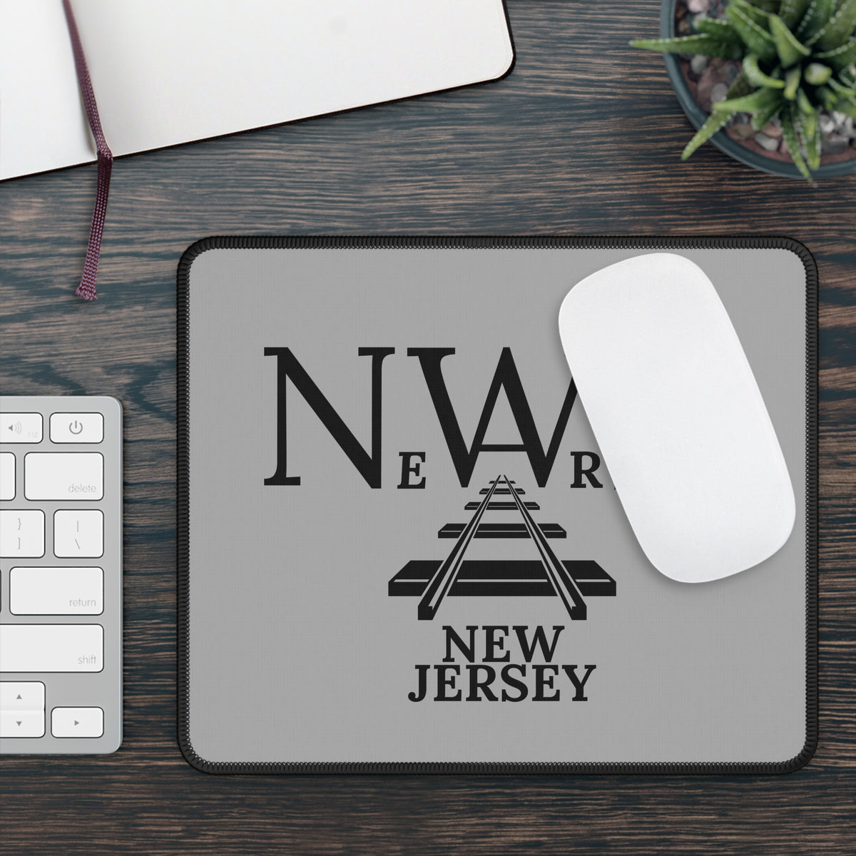 NWK New Jersey railroad - Mouse pad